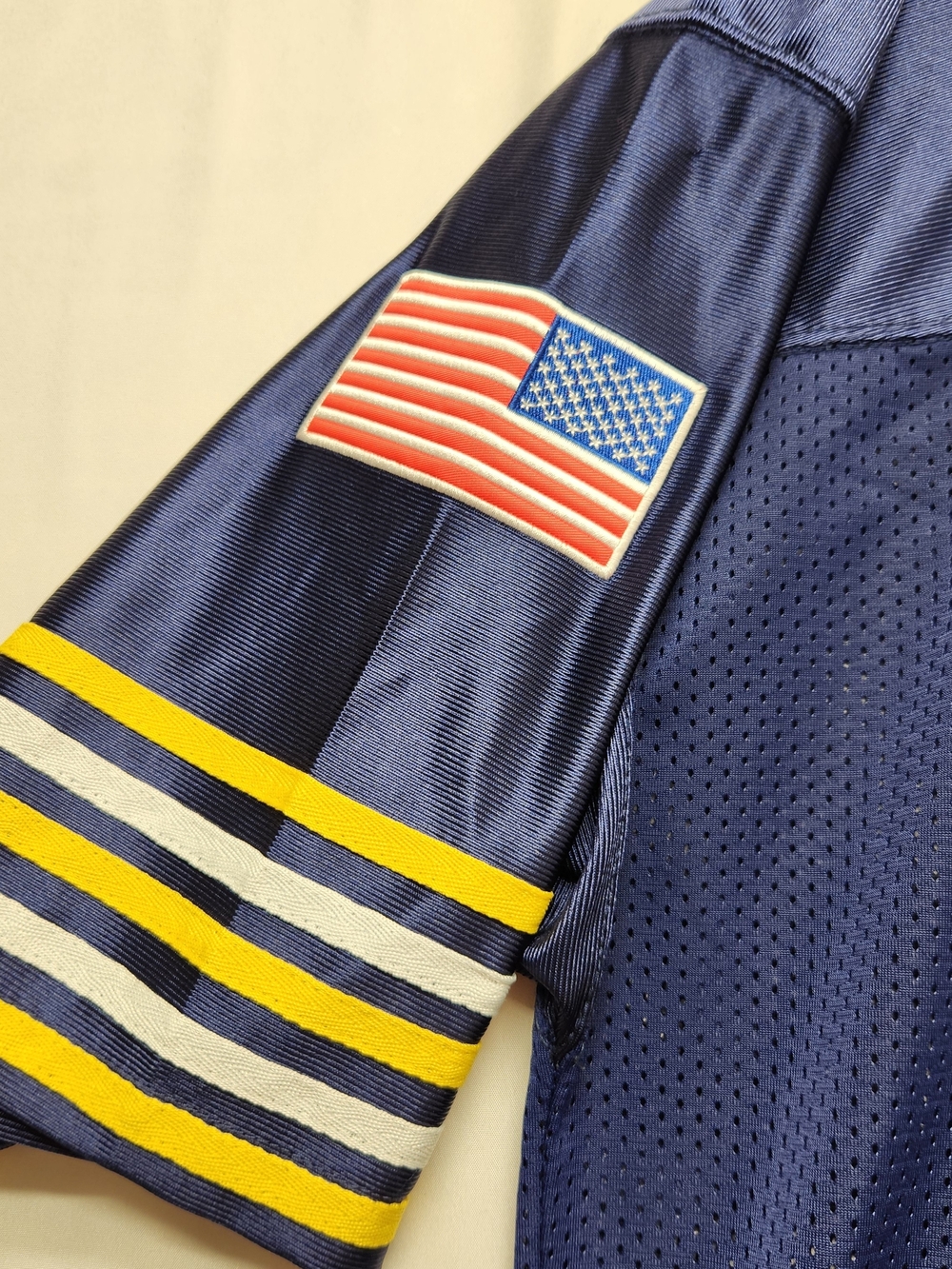 ⭐️JWM U.S. Navy Officially Licensed Football Jersey Blue Mens Large Sewn Logo - Picture 4 of 13
